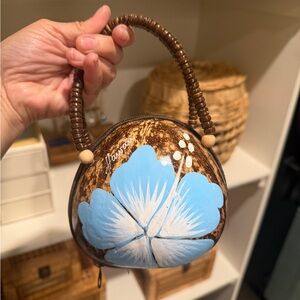 Mini Floral Coconut π₯₯ bag Hawaii